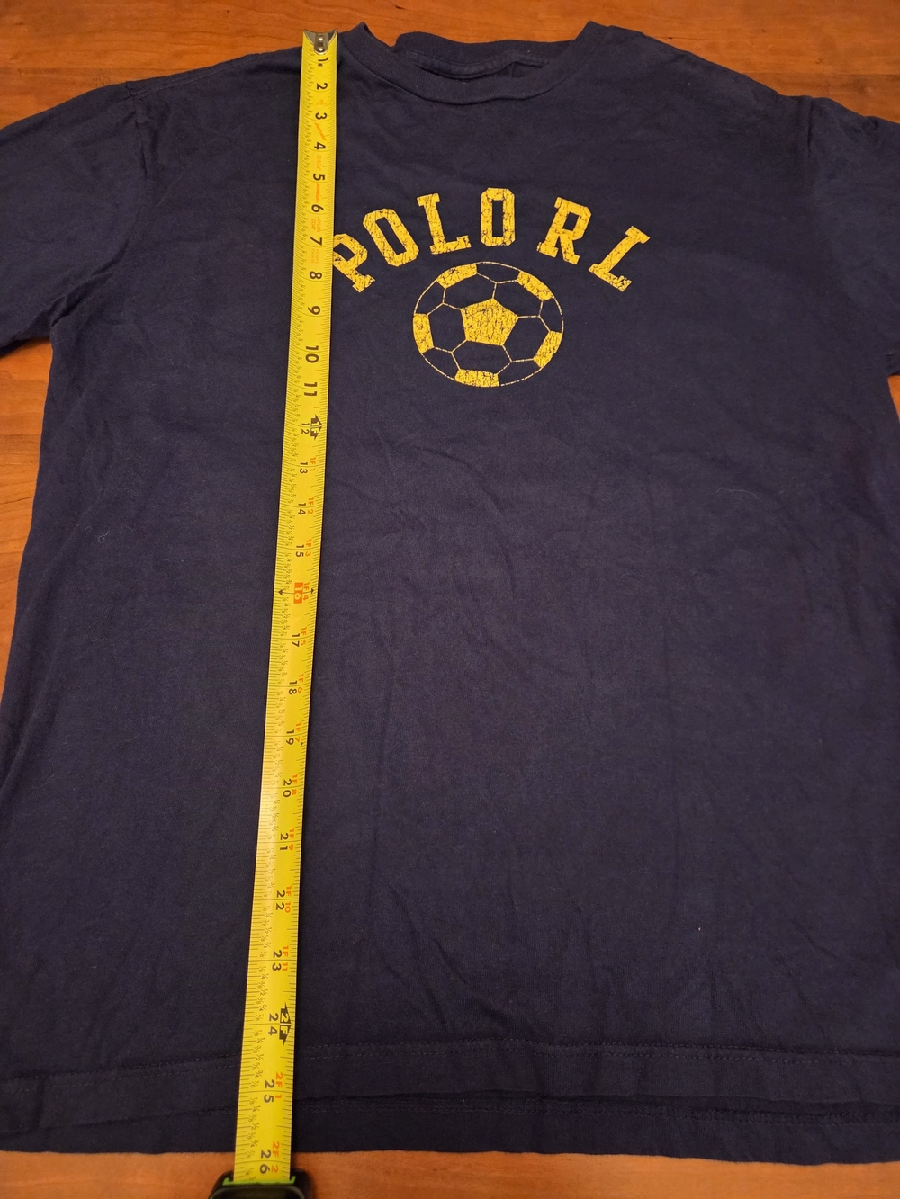 Polo by Ralph Lauren Navy Graphic Soccer Short-Sleeve Tee - Picture 5 of 7